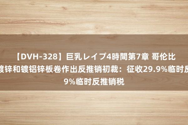 【DVH-328】巨乳レイプ4時間第7章 哥伦比亚对华镀锌和镀铝锌板卷作出反推销初裁：征收29.9%临时反推销税