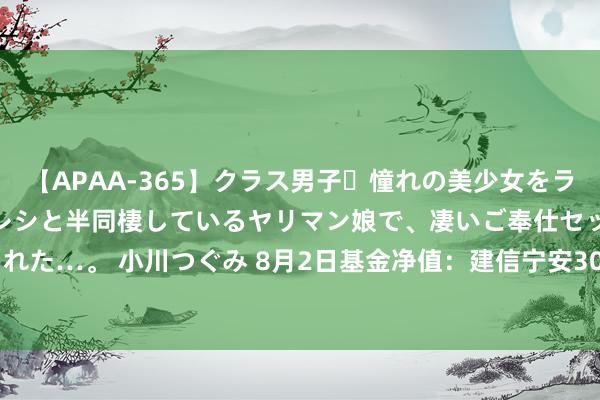 【APAA-365】クラス男子・憧れの美少女をラブホに連れ込むと、実はカレシと半同棲しているヤリマン娘で、凄いご奉仕セックスを愉しませてくれた…。 小川つぐみ 8月2日基金净值：建信宁安30天握有期中短债债券A最新净值1.052，涨0.02%