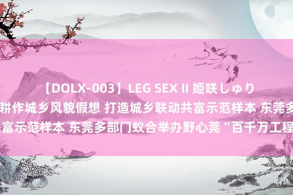 【DOLX-003】LEG SEX II 姫咲しゅり ゆりあ 眞雪ゆん 江口美貴 耕作城乡风貌假想 打造城乡联动共富示范样本 东莞多部门蚁合举办野心莞“百千万工程”假想大赛