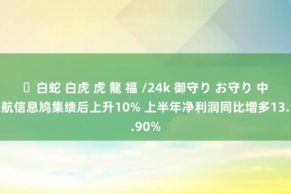 ✨白蛇 白虎 虎 龍 福 /24k 御守り お守り 中国民航信息鸠集绩后上升10% 上半年净利润同比增多13.90%