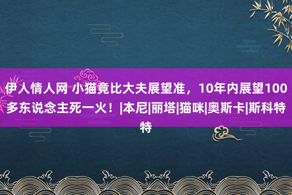 伊人情人网 小猫竟比大夫展望准，10年内展望100多东说念主死一火！|本尼|丽塔|猫咪|奥斯卡|斯科特